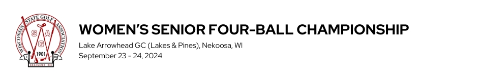 Women's Senior Four-Ball Championship - Tournament Information Page | WSGA